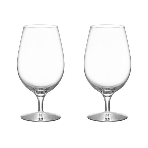 Orrefors Merlot Beer Iced Beverage Glass 2-Pack
